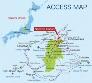 Nozawa Onsen Location