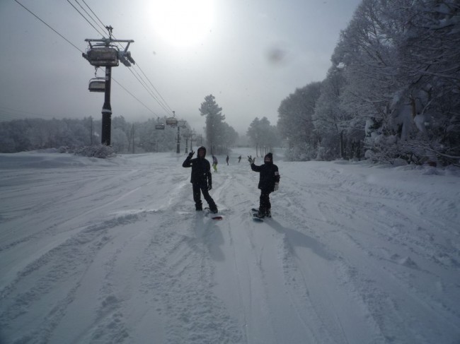 Happiness is big in Nozawa Onsen