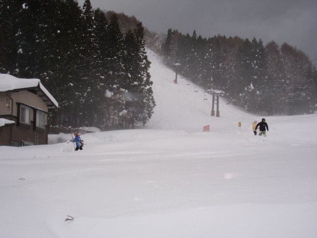 Blizzard in Nozawa
