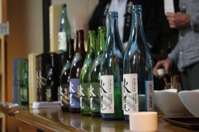 Sake Tasting night at Villa Nozawa