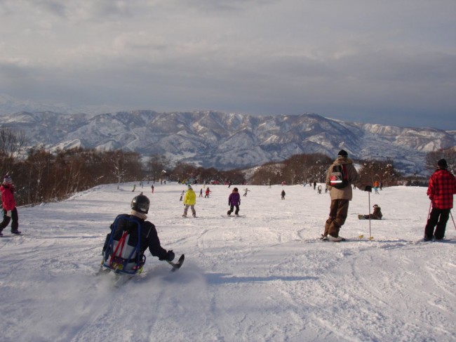 Troy san shredding the slopes