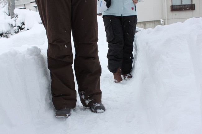 Knee deep out front