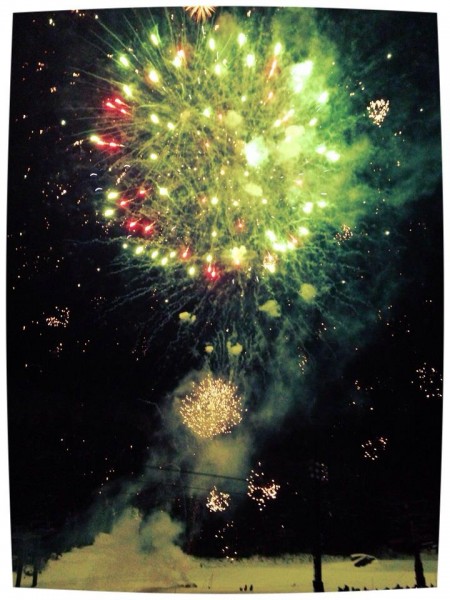 New years Nozawa Fireworks