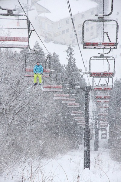 Holiday crowds in Nozawa Onsen