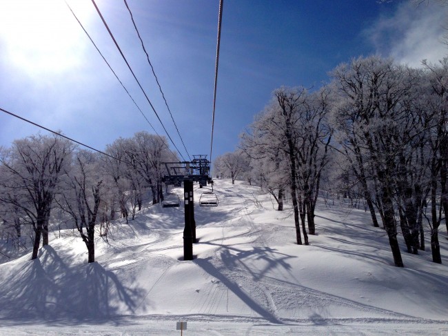 Late March nice little dump and some glorious sunshine in Nozawa