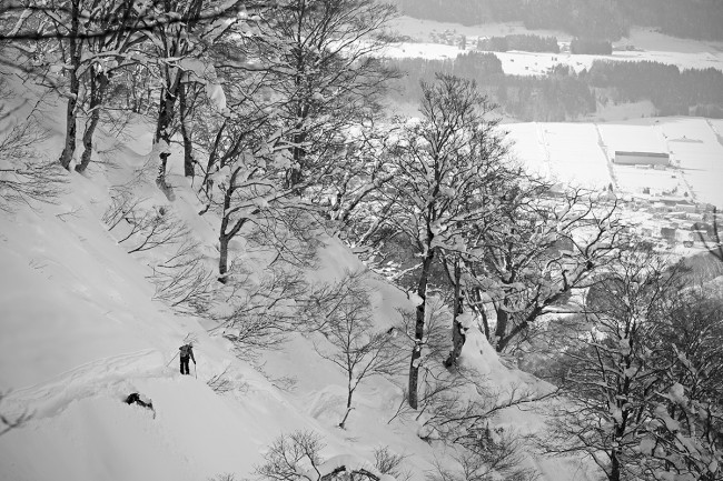 Exploring the outer reaches of Nozawa Onsen.