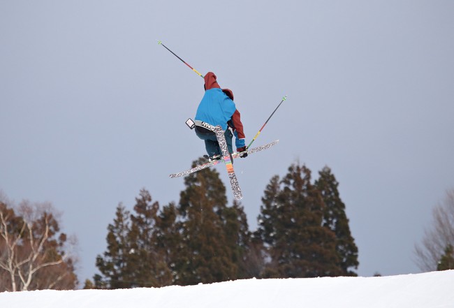 Good conditions for park skiing.