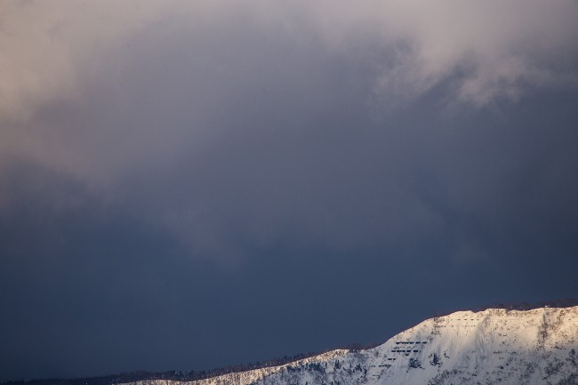 Beautiful morning light over Nozawa Onsen.