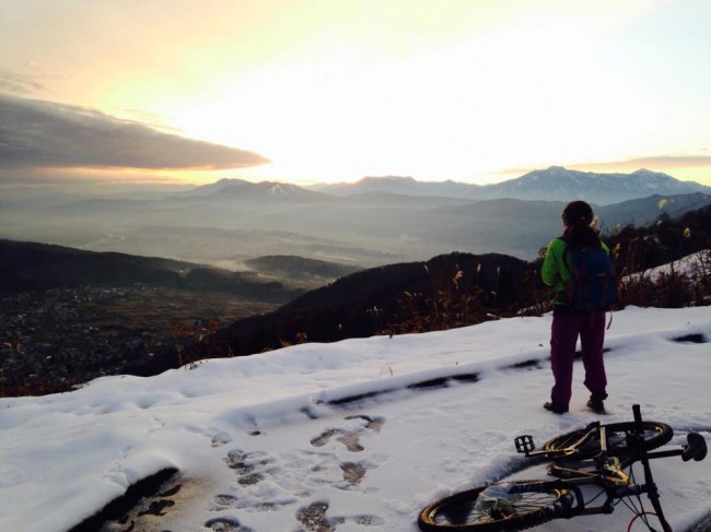 Was this the last Mountain bike tour of the Green Season in Nozawa Onsen?