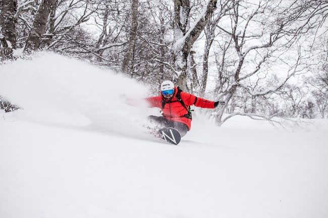 Still pockets of powder on offer yesterday.