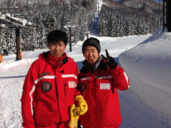 The hard working Ski Patrol of Nozawa Onsen. Thanks for a great season . Otsukaresama