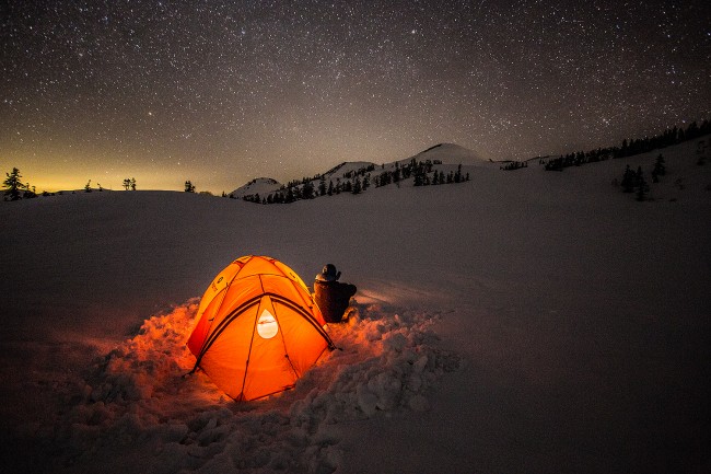 Stargazing high in the Japan Alps.