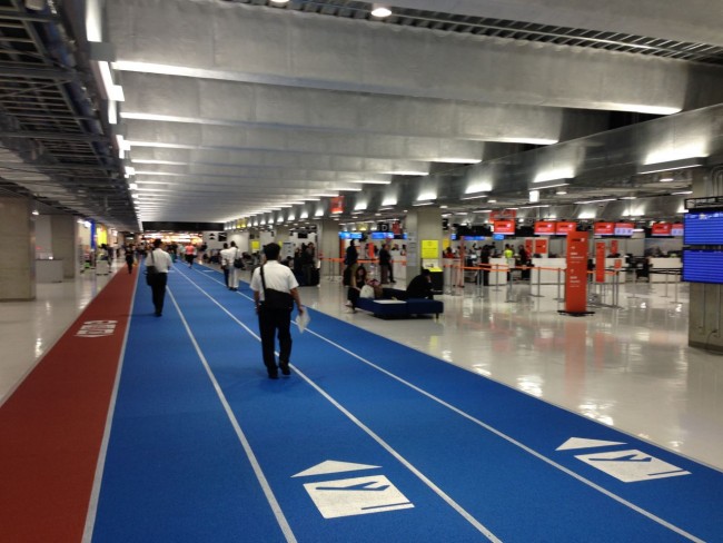 Terminal 3 Narita Airport dont forget your running shoes!