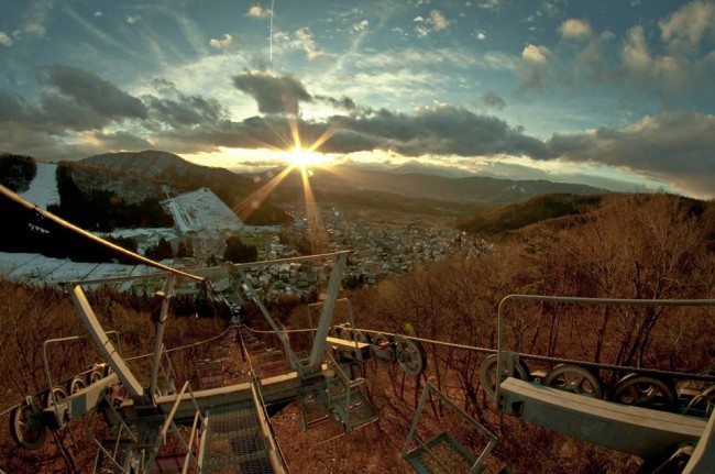 The lifts are on the rails and ready to rumble in Nozawa. Just add snow and we are away. It should be here soon.