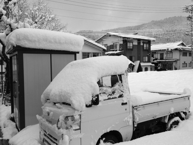 A New Years gift from the heavens in Nozawa Onsen with 20cm of fresh snow today