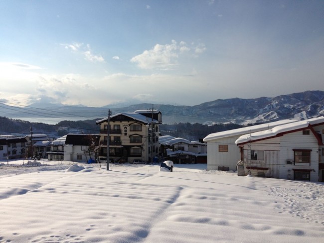 Views from Ninjin house as good as they get from Nozawa 