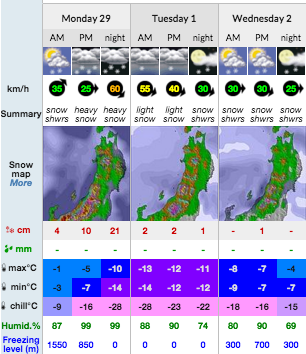 Nozawa Onsen Snow Report 29 February 2016