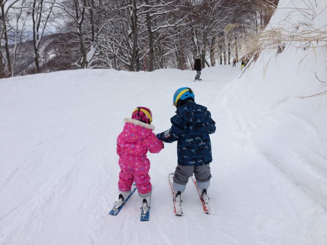 Kids are half price to Ski in Nozawa and if under 6 are free! Start them young..