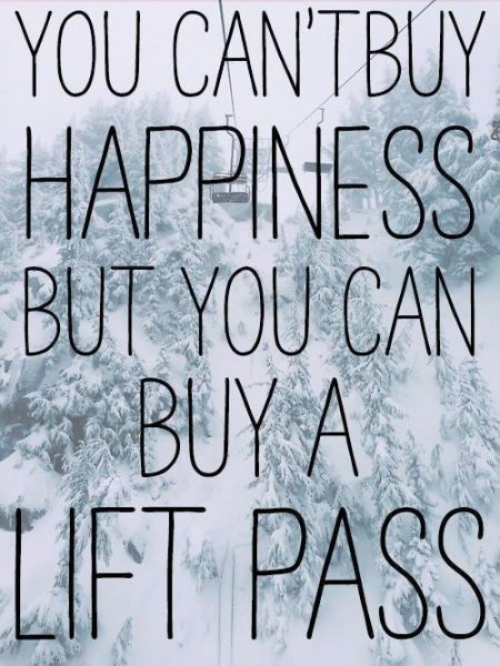 Nothing beats sliding down a slope and taking in the views to your happiness levels up