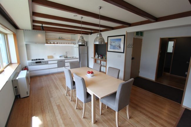 Nozawa Central Apartment 101 3 bedrooms brand new with bamboo floors, dishwasher, high speed internet and all the modern cons