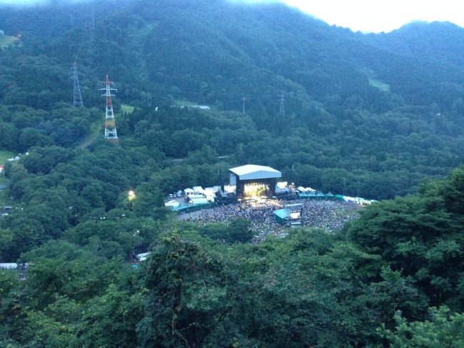 The Fuji Rock Festival held about 1 hour from Nozawa in Yuzawa is an amazing weekend