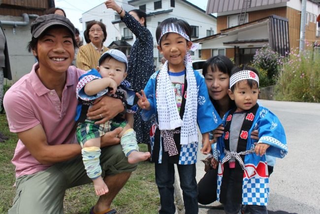 Nozawa Onsen is all about families, always has been.