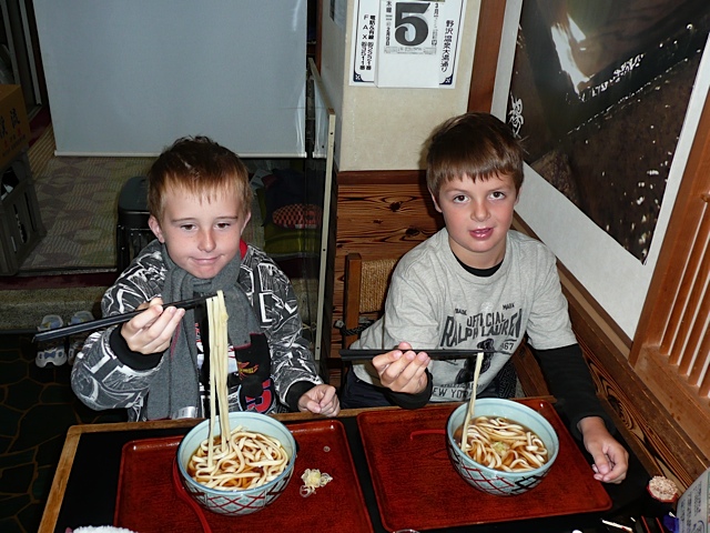Skiing Kids Nozawa