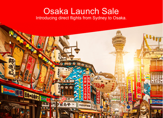 Qantas Sale Osaka