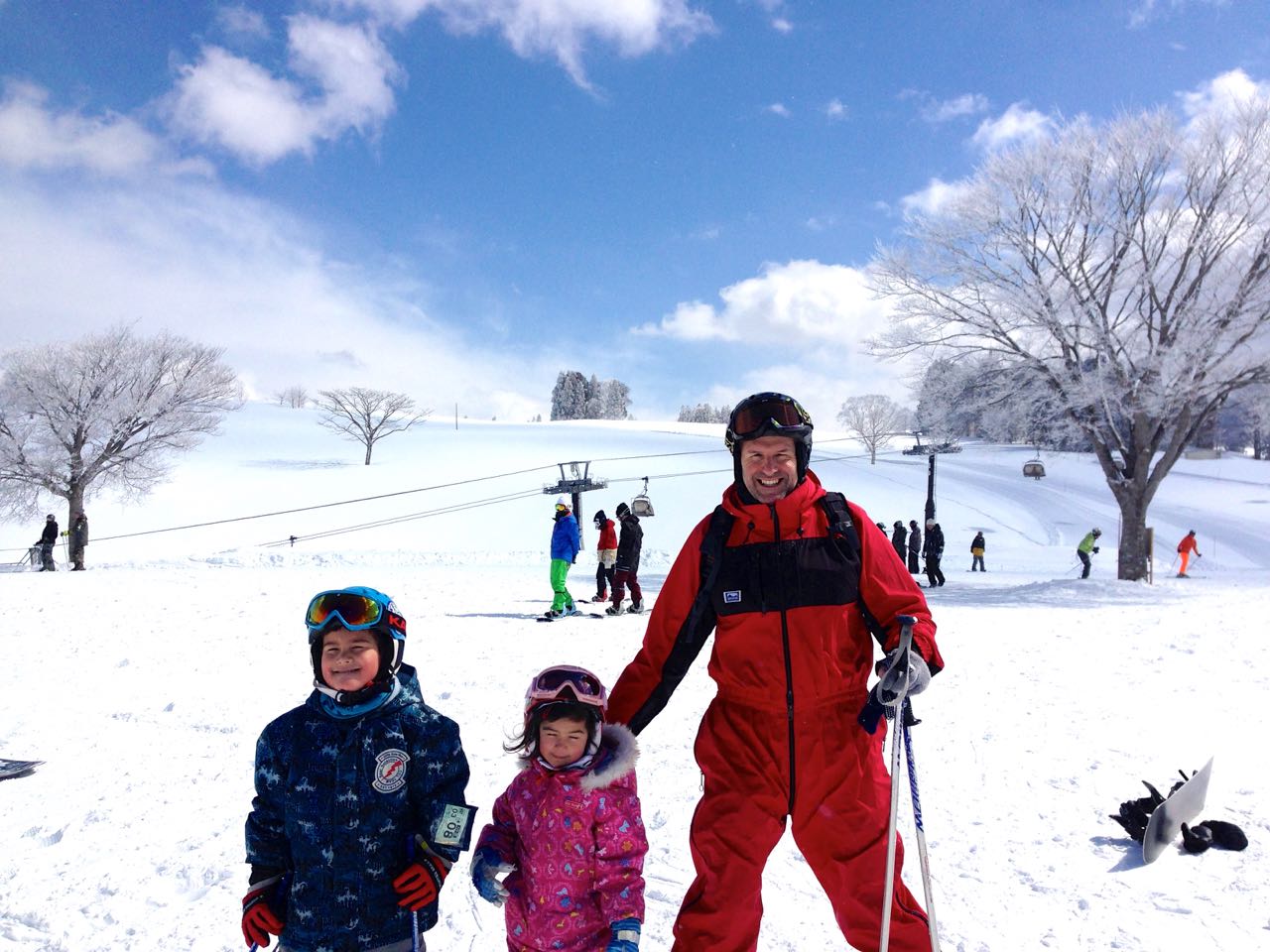  Kids Skiing Nozawa Onsen Japan 