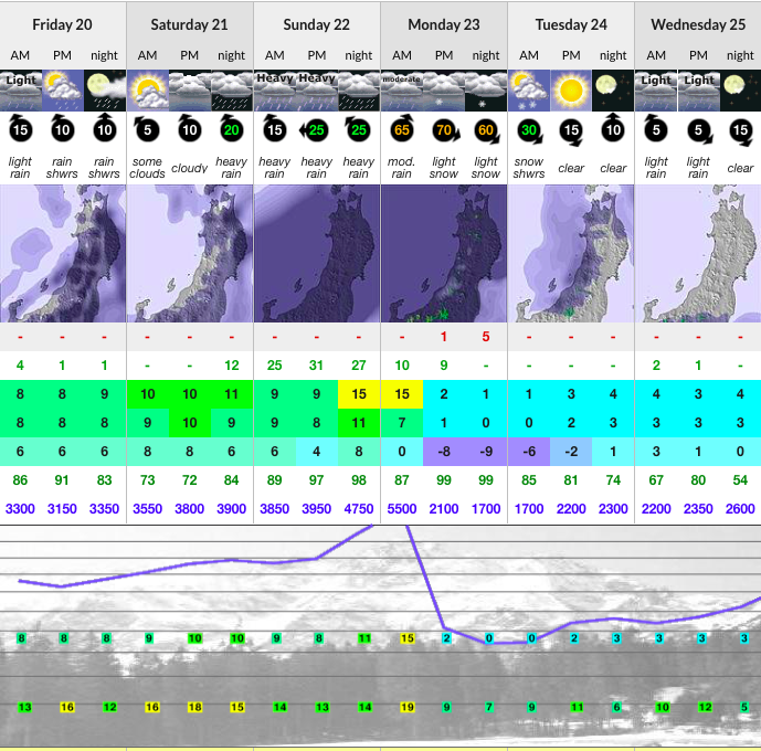 First Snow Report Nozawa Onsen 