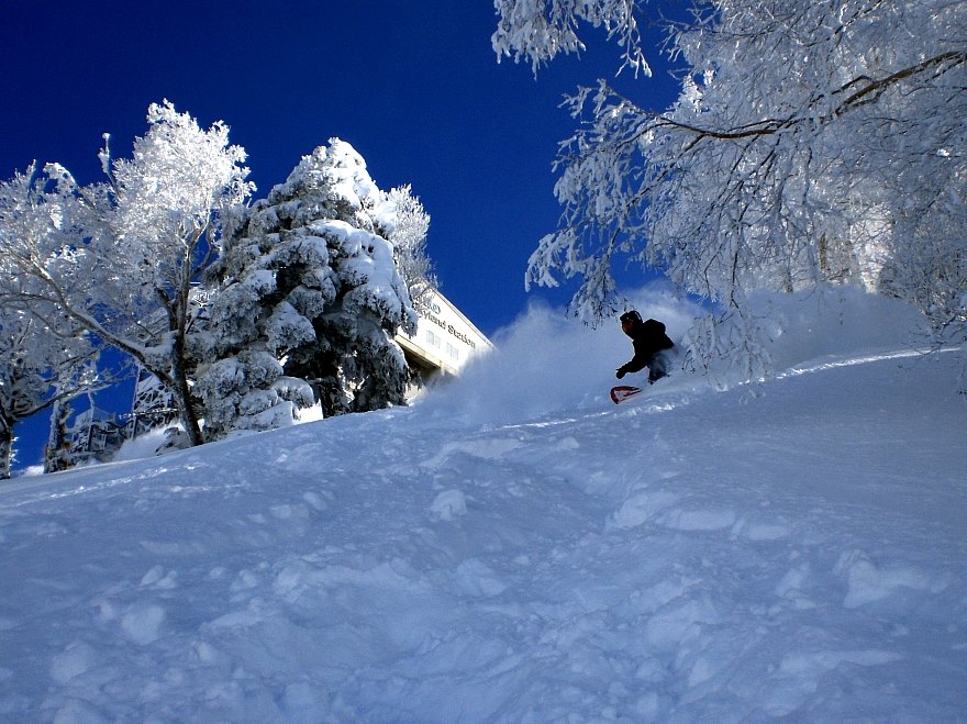 Ryuoo Ski Park near Nozawa Onsen 