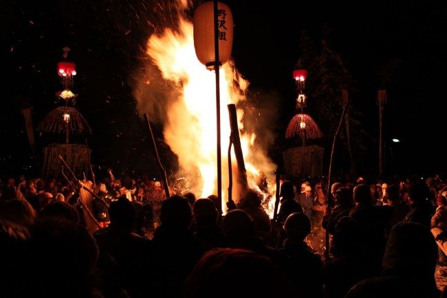 Nozawa Fire Festival Tonight 