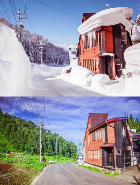 Nozawa Onsen Summer v Winter