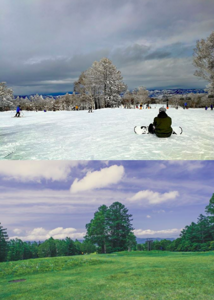 Nozawa Onsen Summer v Winter