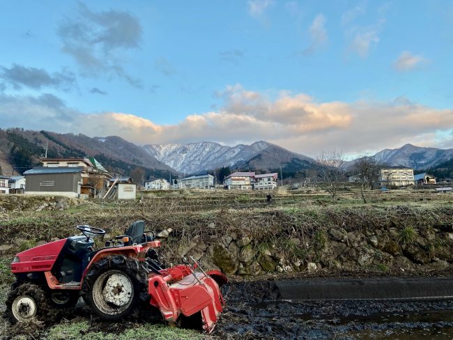 Farming Nozawa Onsen Japan