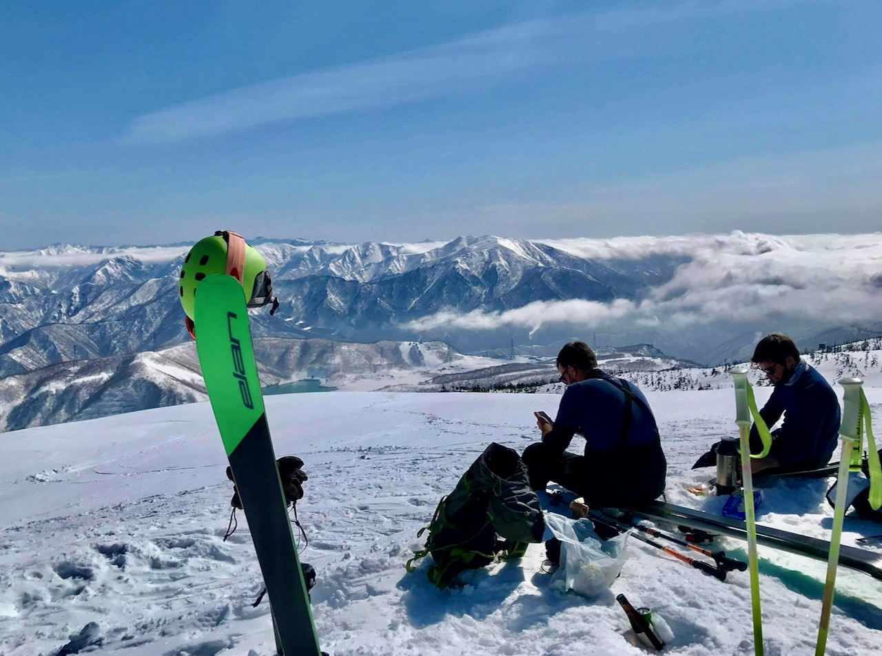 Spring Ski Touring Nozawa Japan 