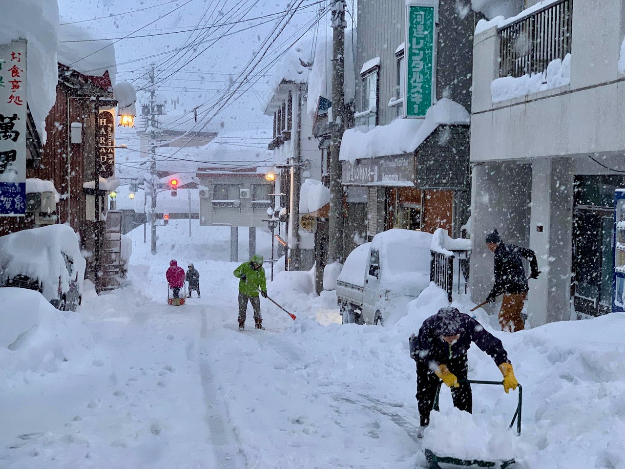 Record Snow Fall Nozawa 