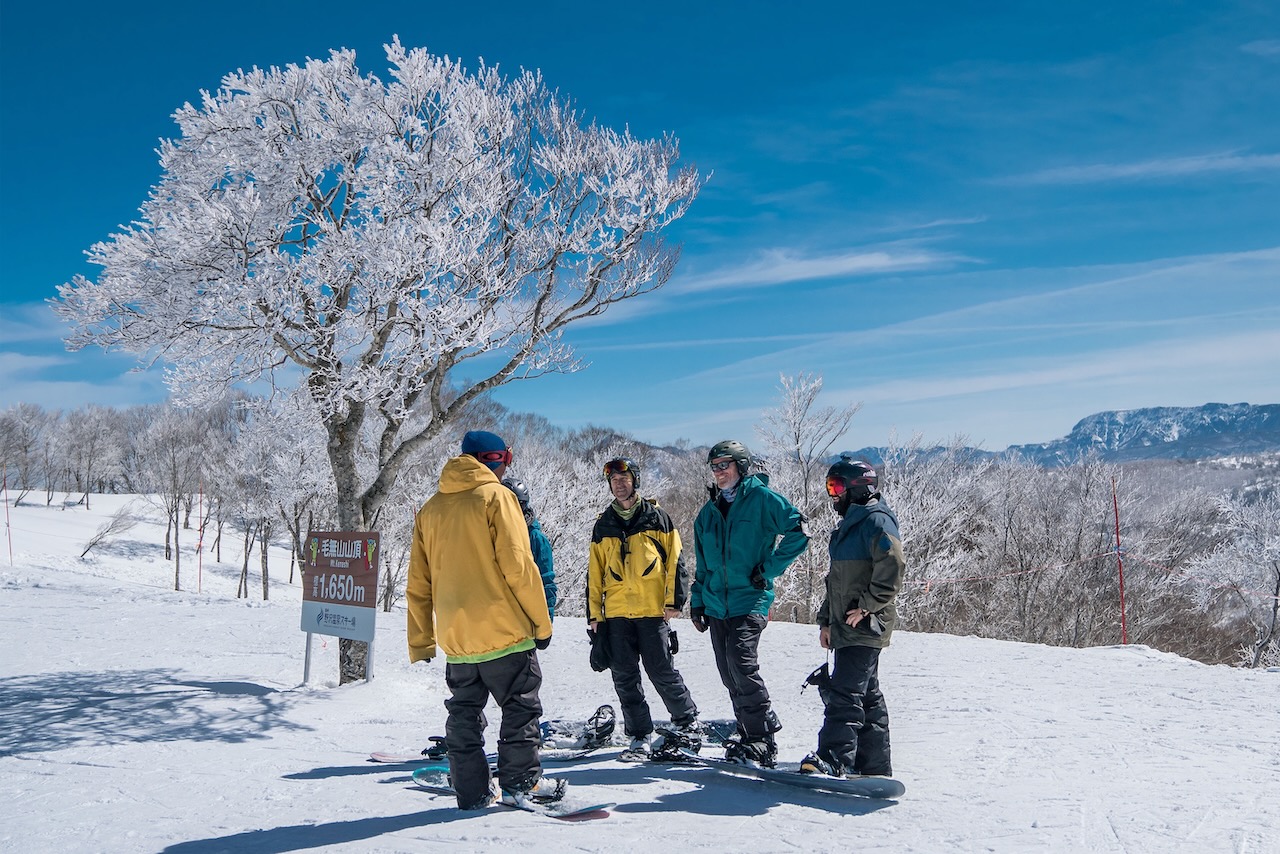 Ski Course Nozawa Japan
