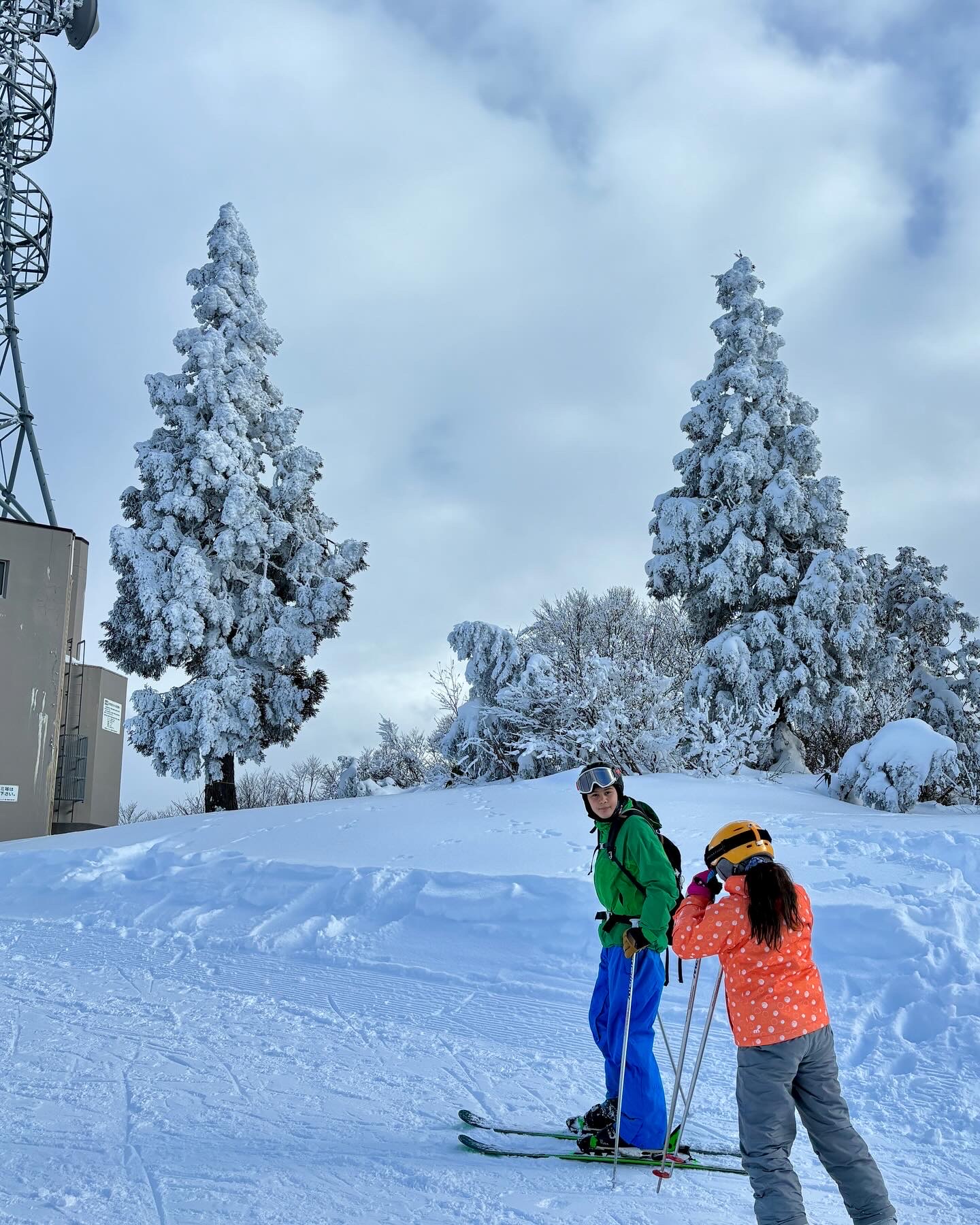 Above the clouds in Nozawa Onsen