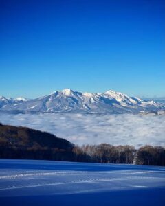 Above the clouds in Nozawa Onsen