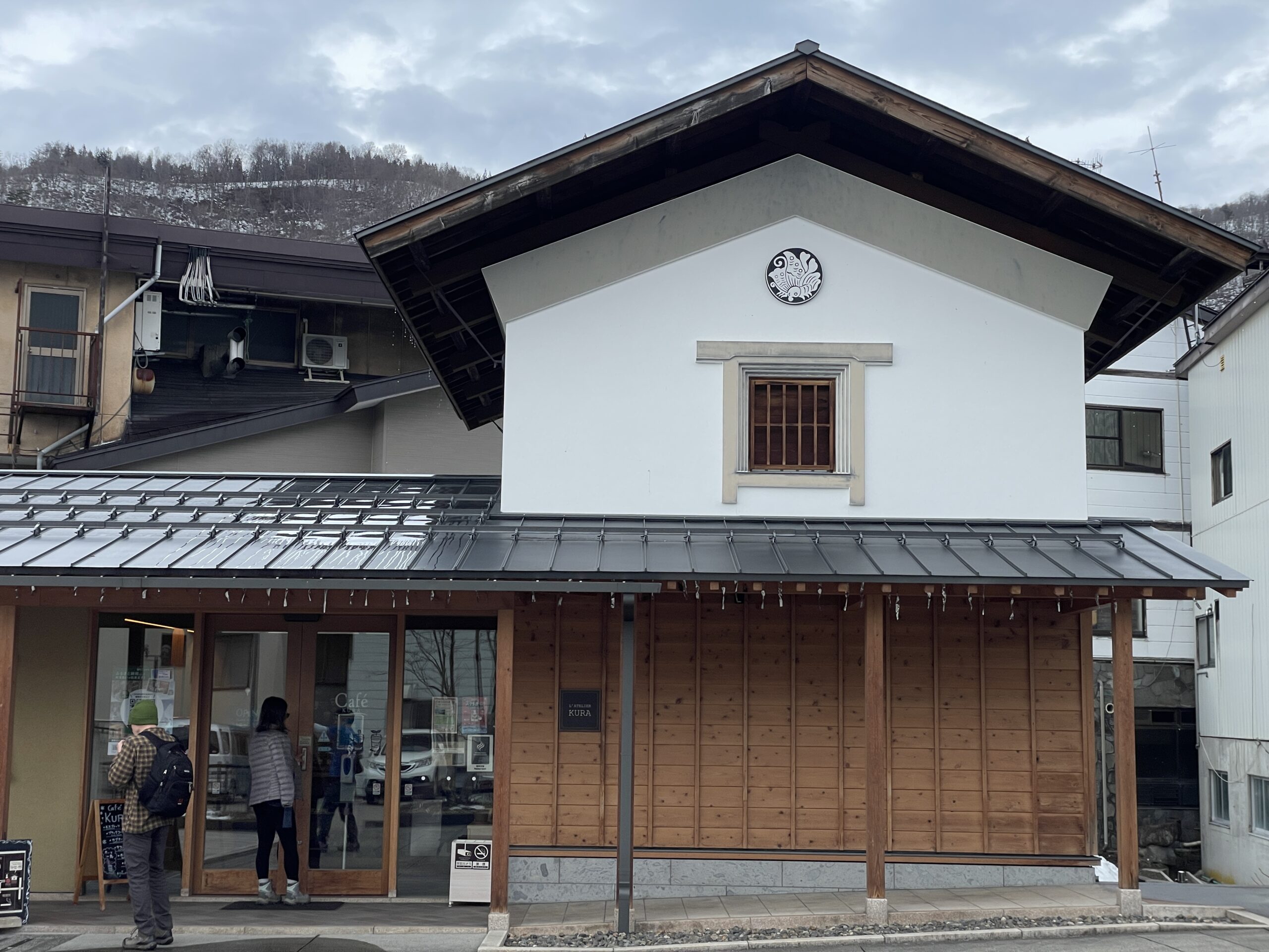 Cafe in Town of Nozawa Onsen with a short walking distance from Chuo Station