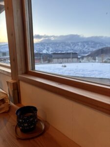 View at mount Myoko from Shizenya