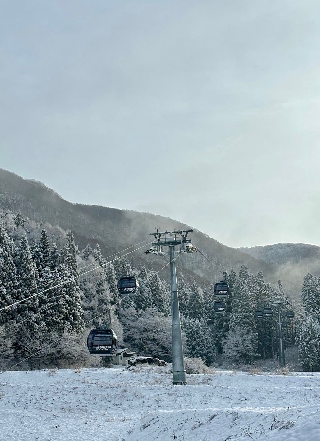 nagasak gondola at the base 