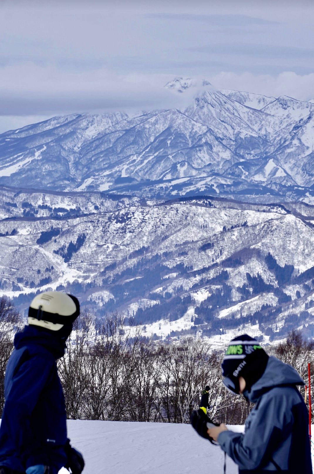 Japan alps in the background