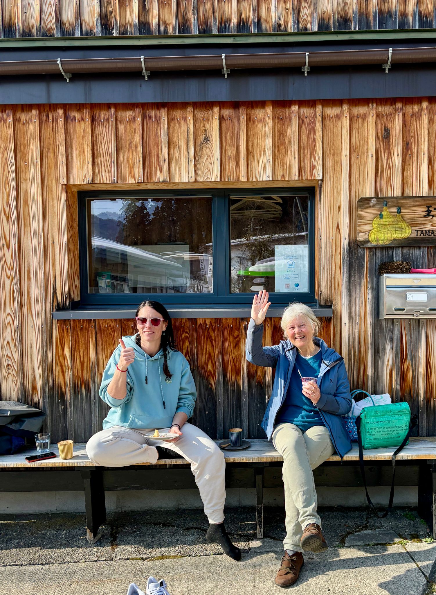 People enjoying their afternoon coffee at Akari Swiss Bakery