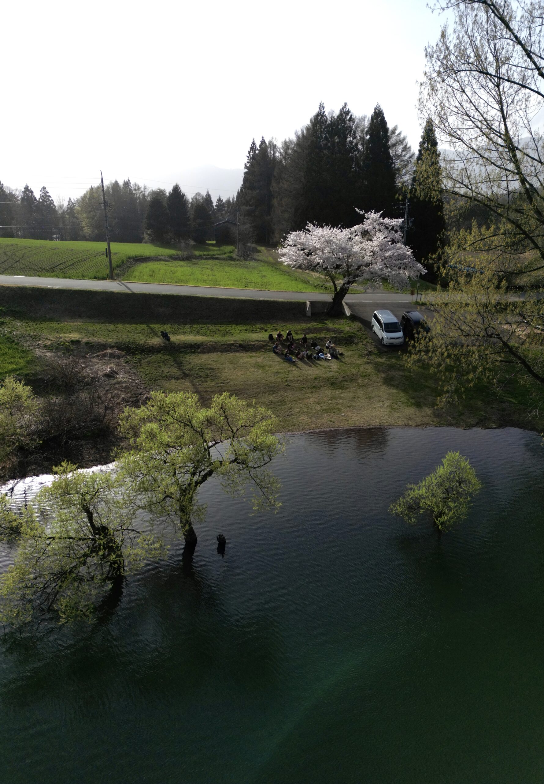 Lake side just outside of Nozawa Onsen