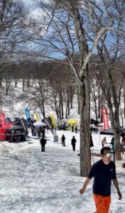 nozawa board and ski demo area
