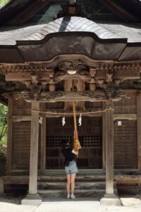 One of the many shrines scattered across the Nagano Prefecture