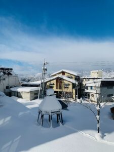 Winter time at Nakao Park under the snow