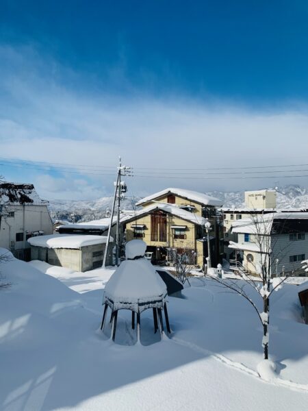 Winter time at Nakao Park under the snow